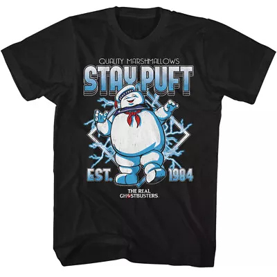 Buy The Real Ghost Busters Movie Est 1984 Stay Puft Electicity Men's T Shirt • 38.02£