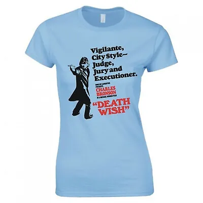 Buy Inspired By Death Wish  Judge, Jury And Executioner  Ladies Skinny Fit T-shirt • 12.99£