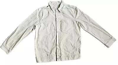 Buy Weekday Men's Denim Jacket Button Up Cream Medium • 9.99£