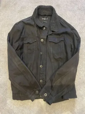 Buy Next Black Denim Jacket XXL • 20£