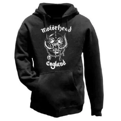 Buy Motorhead Black Hooded Top England Hoodie Band Rock Classic Official Small • 28.95£
