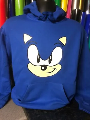 Buy Sonic The Hedgehog Novelty Hoodie Hooded Top Tshirt Kids Adults Free P&p • 20.94£