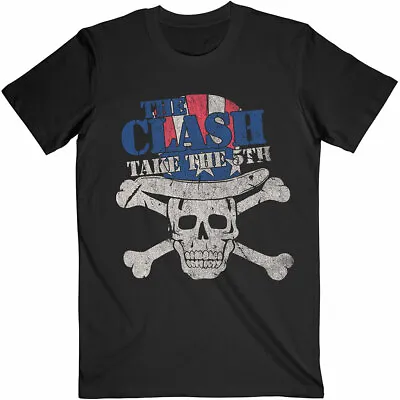 Buy Official The Clash T Shirt Take The 5th Mens Black Punk Rock Metal Classic Tee • 15.98£