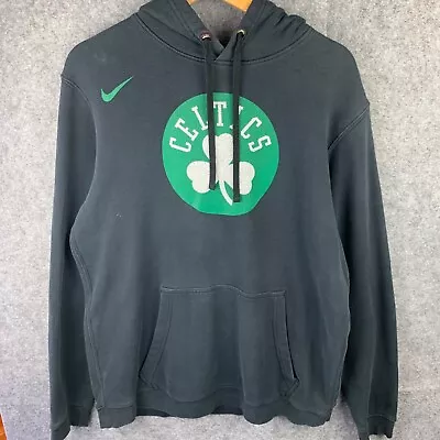 Buy Nike Boston Celtics NBA Basketball Graphic Logo Sweatshirt Hoodie Black L • 14.99£