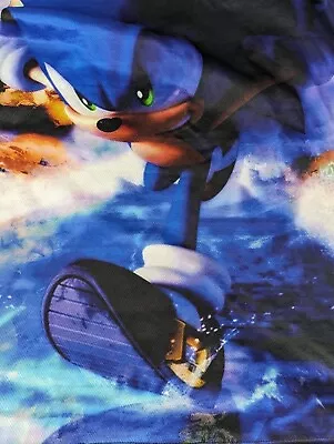Buy Sonic The Hedgehog Blue Large T-Shirt Large • 8.50£