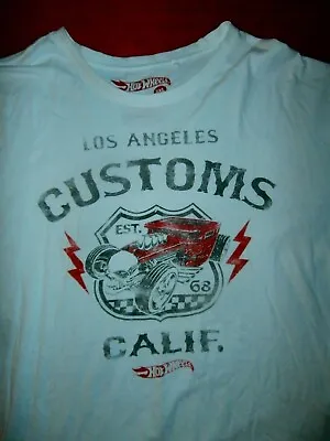 Buy HOT WHEELS LOS ANGELES CALI CUSTOMS CALIFORNIA SINCE 68 1968 T-Shirt MEN SZ 3XL • 62.61£