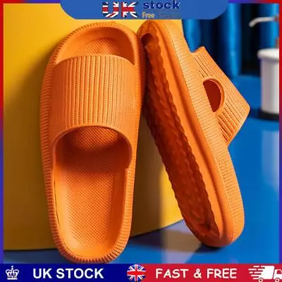 Buy Cool Slippers Anti-Slip Home Couples Slippers Elastic For Walking (Orange 38-39) • 8.79£