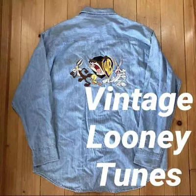 Buy 90'S Looney Tunes Shirt Character Corporate Item Usa American Old Clothing Vinta • 92.33£