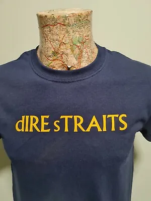 Buy Dire Straits NAVY BLUE T-Shirt Mens Unisex Mark Knopfler Sultans Of Swing   • 11.99£