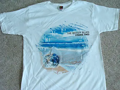Buy Moody Blues Strange Times Tour T-Shirt  With Dates Adult Medium M NEW Condition • 22.48£