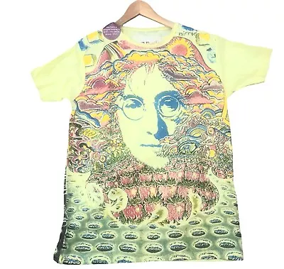 Buy New John Lennon T Shirt Yellow Large Size Mirror Brand  • 9£