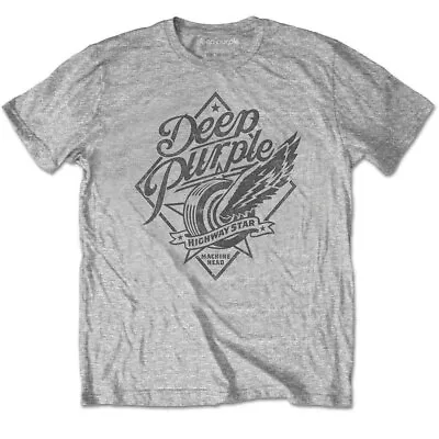 Buy Deep Purple Grey Highway Star Official Tee T-Shirt Mens Unisex • 15.99£