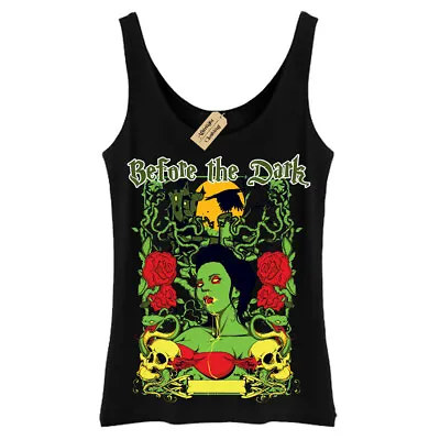 Buy Before The Dark T-Shirt Vampire Gothic Skull Vest Womens • 11.95£