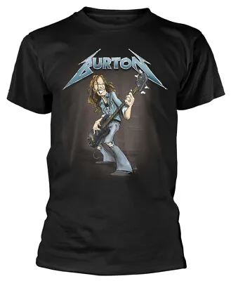 Buy Metallica Cliff Burton Squindo Stack Black T-Shirt OFFICIAL • 17.69£