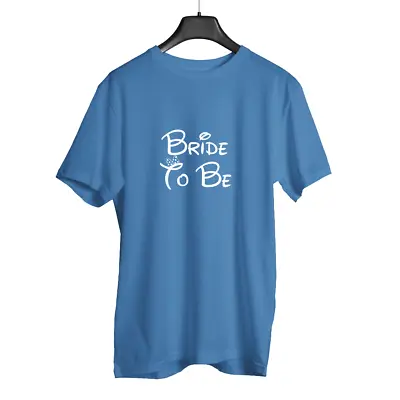 Buy T-Shirt Bride To Be Hen Do Marriage Wedding Gift Printed Unisex Short Sleeve Tee • 14.95£