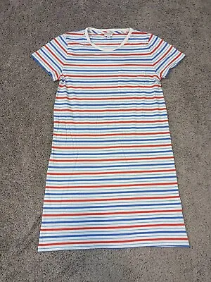 Buy J Crew Shirt Dress Womens Small Sail Blue Waterpark Stripe Casual Stretch • 18.07£