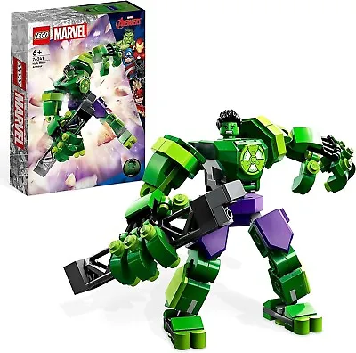 Buy LEGO Kids 76241 Marvel Avengers Hulk Merch Armour Set New • 14.99£