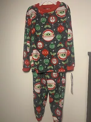 Buy Baby Yoda Boys Exclusive Holiday Christmas Pajama Set, 2-Piece,(6-7 SMALL) • 7.89£