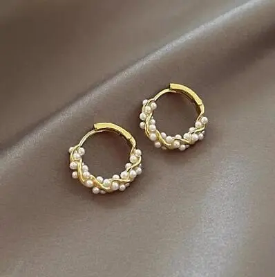 Buy 925 Sterling Silver Flower Hoop Earrings Women Girl  Jewellery Romantic Gift UK • 3.29£
