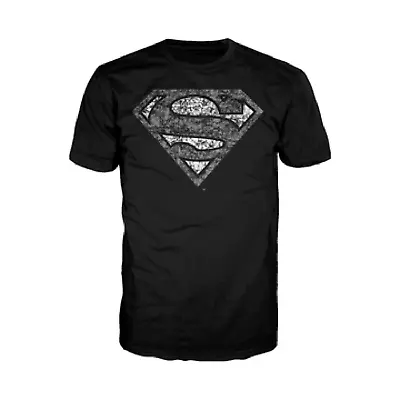Buy DC Comics Superman Logo Distressed Official Men's T-shirt • 22.99£