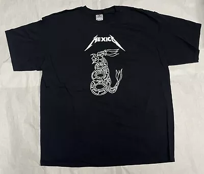 Buy 2009 Metallica  Black Album  Mexico City Concert Black Crew T Shirt VERY Rare • 44.20£
