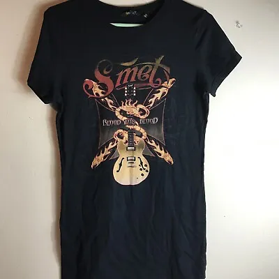 Buy Christian Audigier SMET Women Blood For Blood Guitar T-Shirt Born On Street Larg • 19.28£