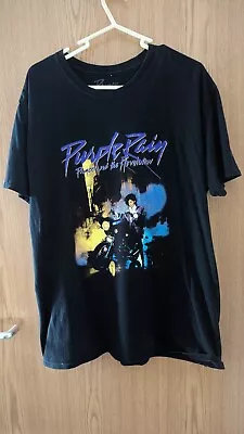 Buy Mens Tops Purple Rain By Prince Band Top Size 22 100% Cotton  • 2.99£