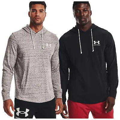 Buy 2023 Under Armour Mens Rival Terry Hoodie Jacket Cotton Top Sweatshirt Pullover • 29.95£
