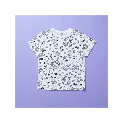 Buy Tohei Animation T-Shirt M All-Over Pattern White Gear 5 One Piece • 87.99£