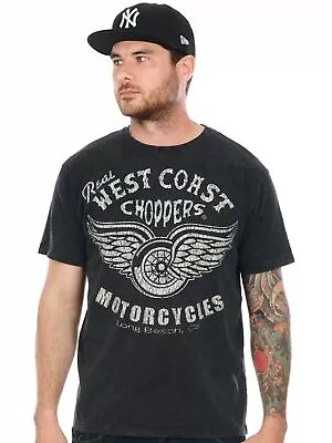 Buy West Coast Choppers Vintage Black Real T-Shirt - XXXL • 11.66£