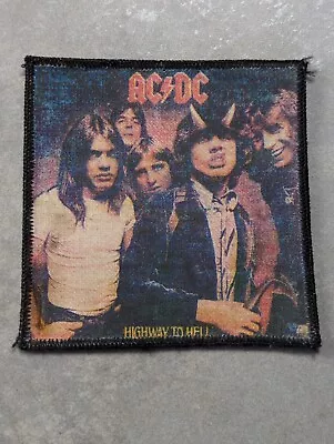 Buy VINTAGE ACDC Iron On / Sew On Patch Purchased Around 1986 • 11.95£