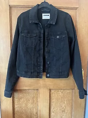 Buy Black Noisy May Denim Stretch Jacket Size M • 7.99£