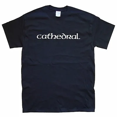 Buy CATHEDRAL T-SHIRT Sizes S M L XL XXL Colours Black, White   • 15.59£