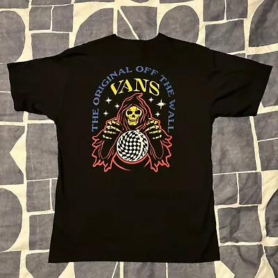 Buy Vans Future Grim Reaper Large Black T-Shirt • 28£