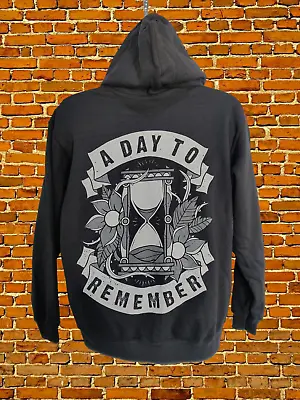 Buy New Adtr A Day To Remember Black Full Zip Hoodie Sweater Size Large Tour • 24.99£