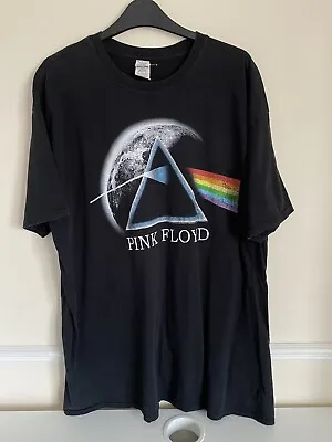 Buy Men’s Pink Floyd Dark Side Of The Moon T Shirt 2015 Black Size 2XL Rock Music  • 19.99£