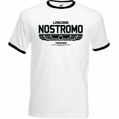 Buy Nostromo T-Shirt Alien 180286 Mens Film Movie USCSS Weyland-Yutani Sci-fi TEE • 12.95£