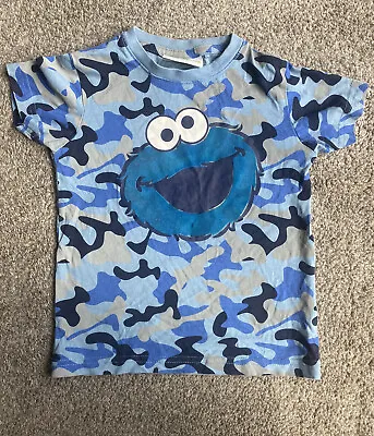 Buy Age 2-3 Years Boys Cookie Monster Next T-Shirt • 3.99£