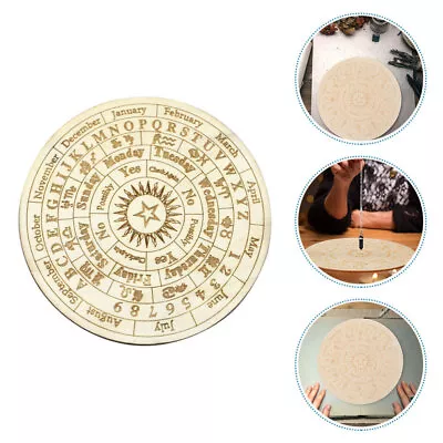 Buy  Divination Supplies Home Board Decoration Wooden Plate Prop Star Shape Carved • 5.79£
