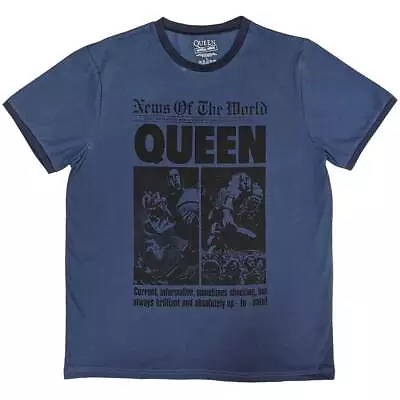 Buy Queen - Unisex - T-Shirts - Medium - Short Sleeves - News Of The World - M500z • 18.31£