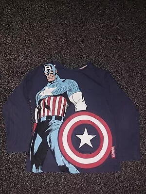 Buy Captain America Long Sleeve Tshirt • 1.50£