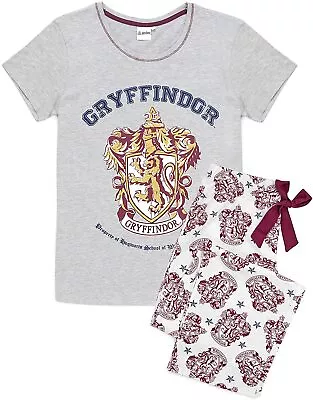 Buy Ladies Official Harry Potter Gryffindor Long Leg Pyjamas PJ Sizes Small Up To XL • 8.99£