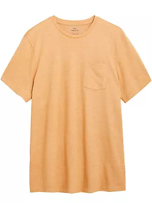 Buy New Men M&S T-Shirt Pure Cotton Textured Crew Neck Short Sleeve Plus Size S -4XL • 6.89£