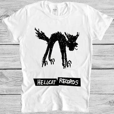 Buy Vinyl Records T Shirt Seattle Record Store Music Cat Hellcat Cool Gift Tee M1037 • 7.35£