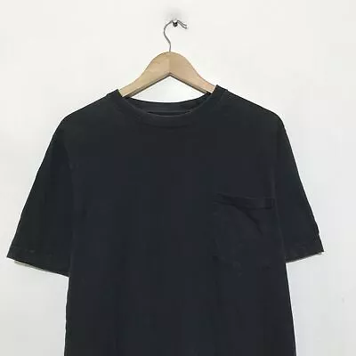 Buy Vintage Black Plain Dickies T Shirt - Large • 12£