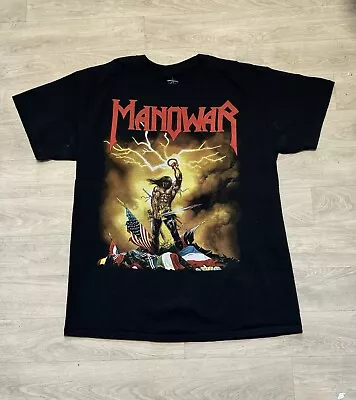 Buy Vintage 80s MANOWAR Band T Shirt • 35£