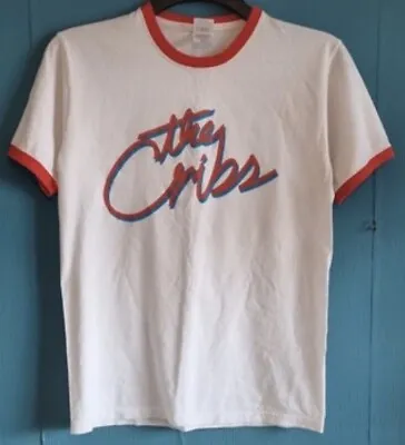 Buy The Cribs T Shirt Ringer Rare Indie Rock Band Merch Tee Size Medium • 13.95£