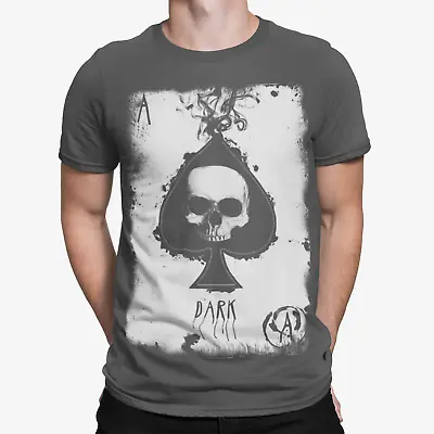 Buy Ace Of Spades Mens T-Shirt Skull Biker • 12.95£