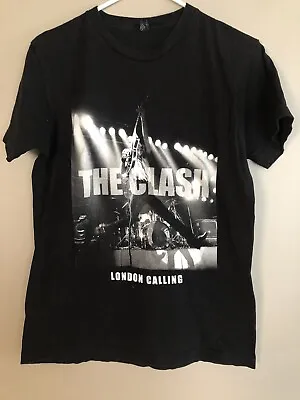 Buy Vintage THE CLASH London Calling Dbl Stitch Punk Band TShirt  Tullex Size M • 31.74£