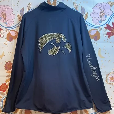 Buy Sport Tek University Of Iowa Hawkeyes Womens Sweatshirt Bling Sz XL Rhinestone • 18.94£